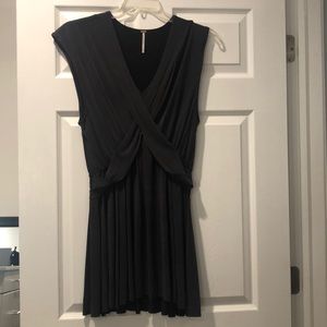 Free People Sleeveless Dark Gray Dress